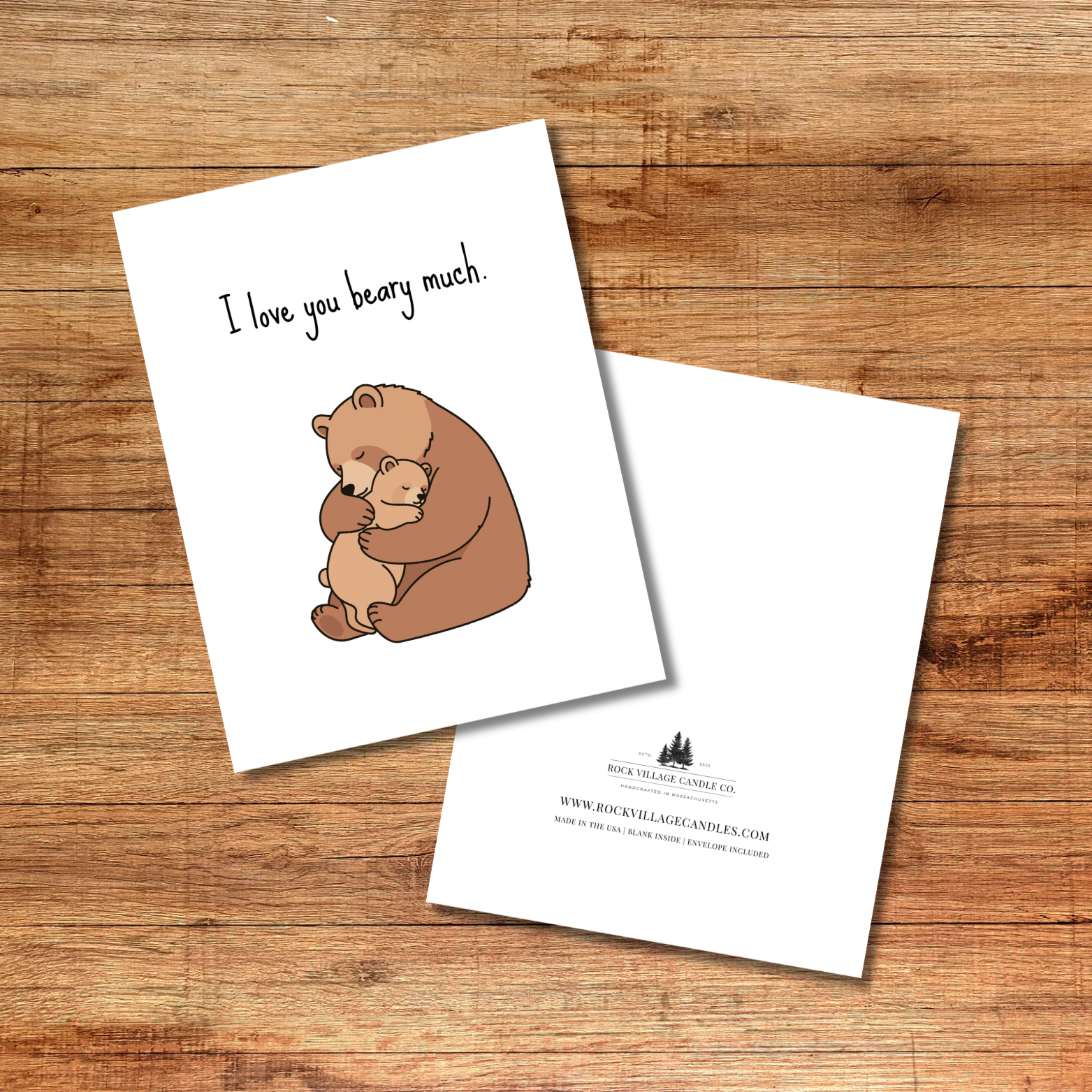I Love You Beary Much Card