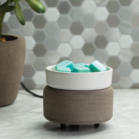 Grey Texture 2-In-1 Classic Warmer