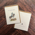 You Kicked Grass Girl Card