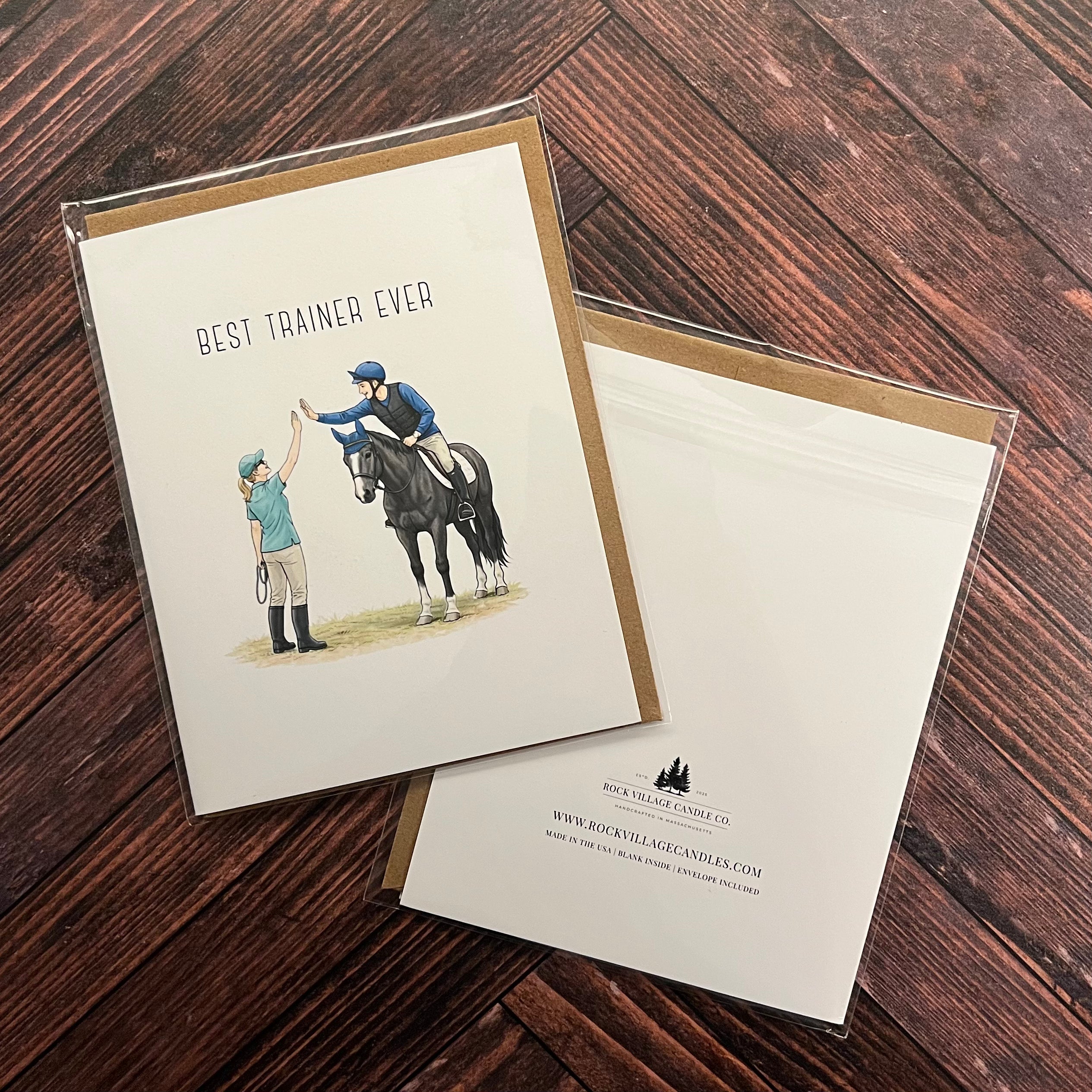 Best Trainer Ever Boy Rider Card