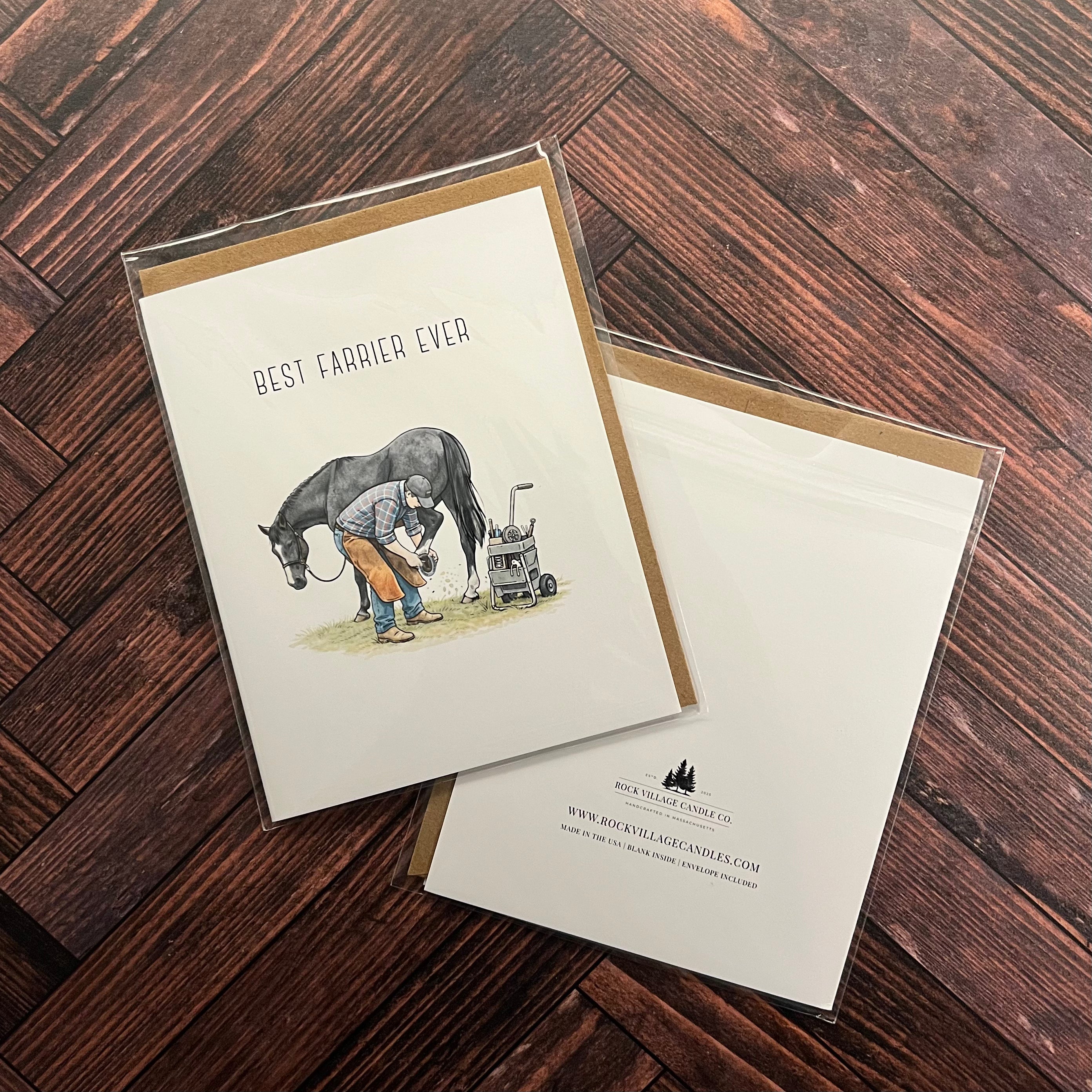 Best Farrier Ever Boy Card