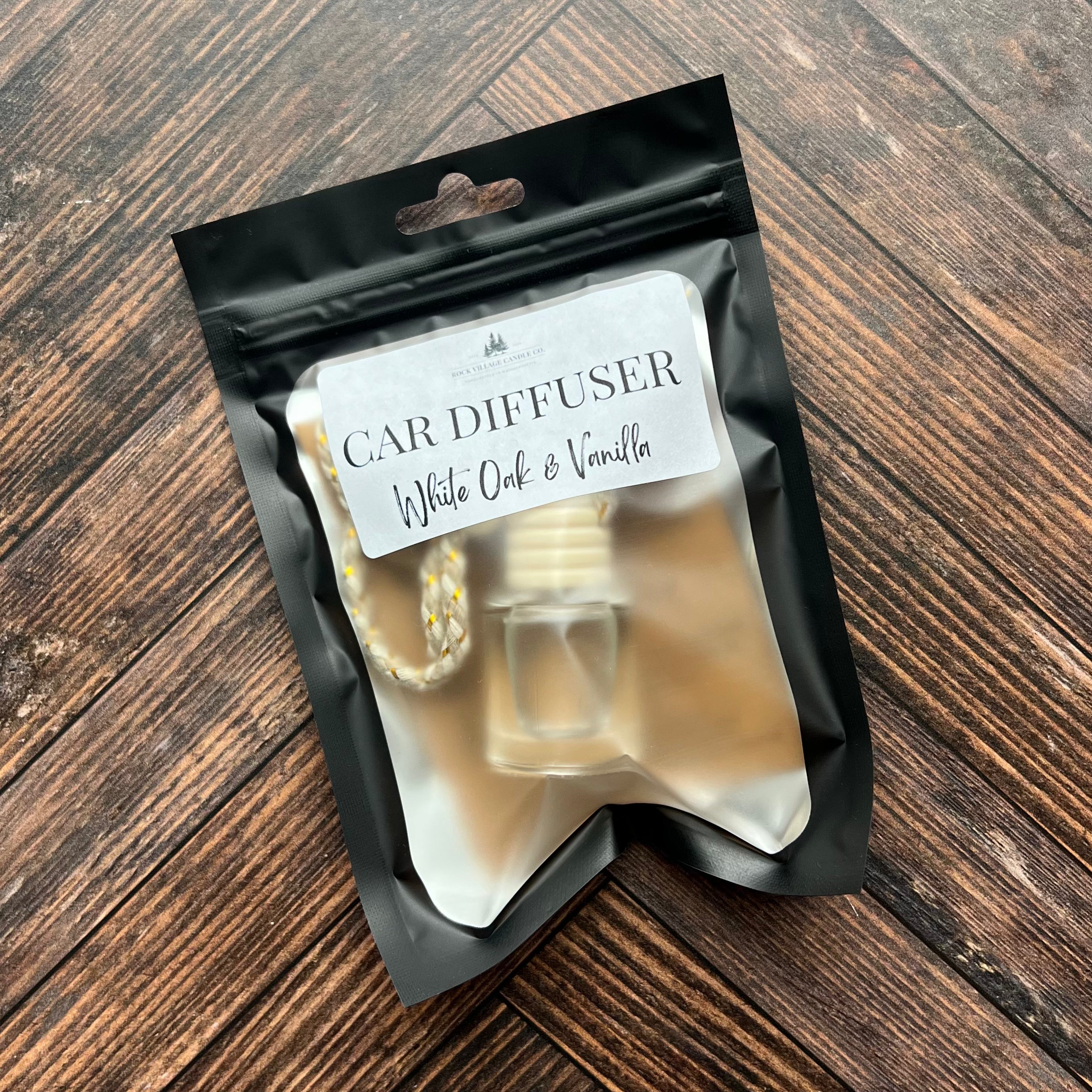 White Oak & Vanilla Car Diffuser
