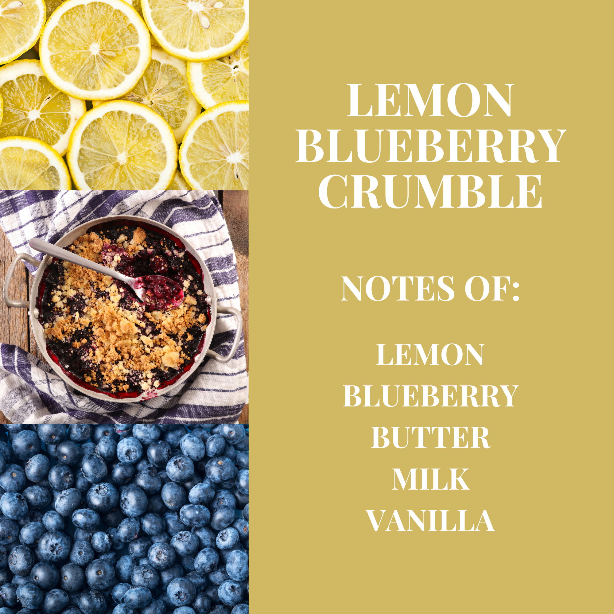 Lemon Blueberry Crumble